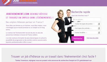 Plateforme de recrutement emploi évènementiel